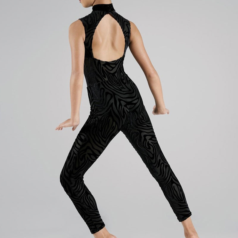 Burnout Animal Mesh Unitard