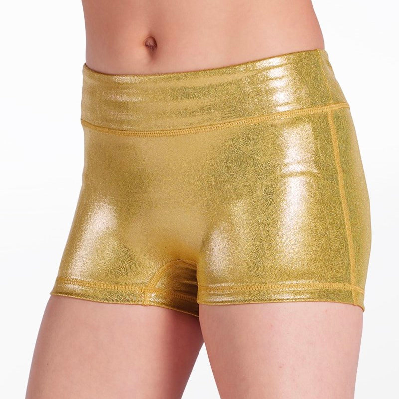 Metallic Gymnastics Short