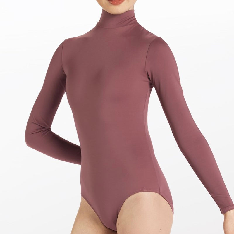 Mock Neck Long Sleeve Leotard (Child)