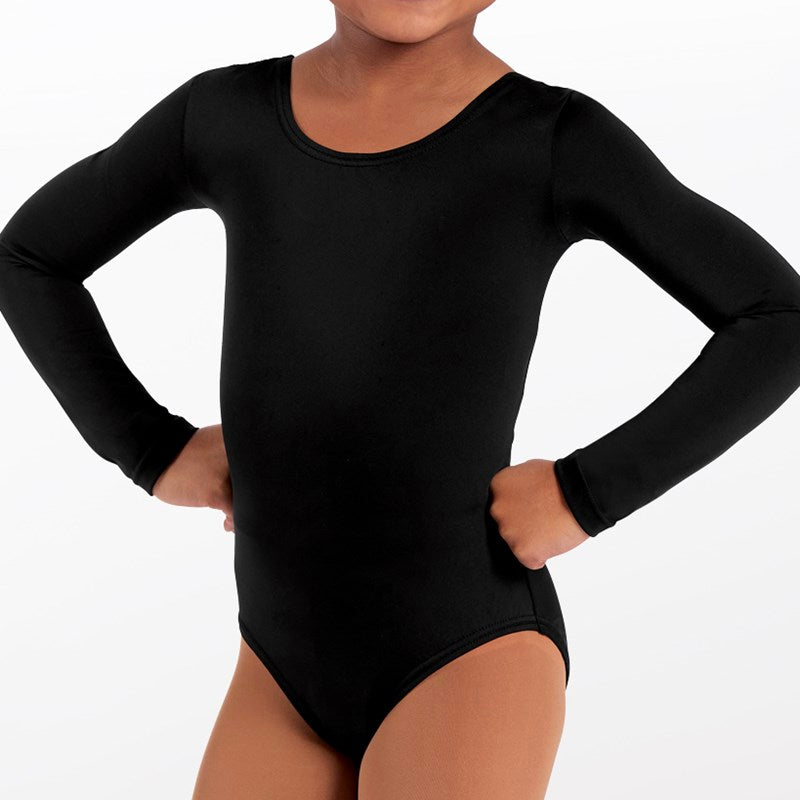 Long Sleeve Scoop Neck Leotard