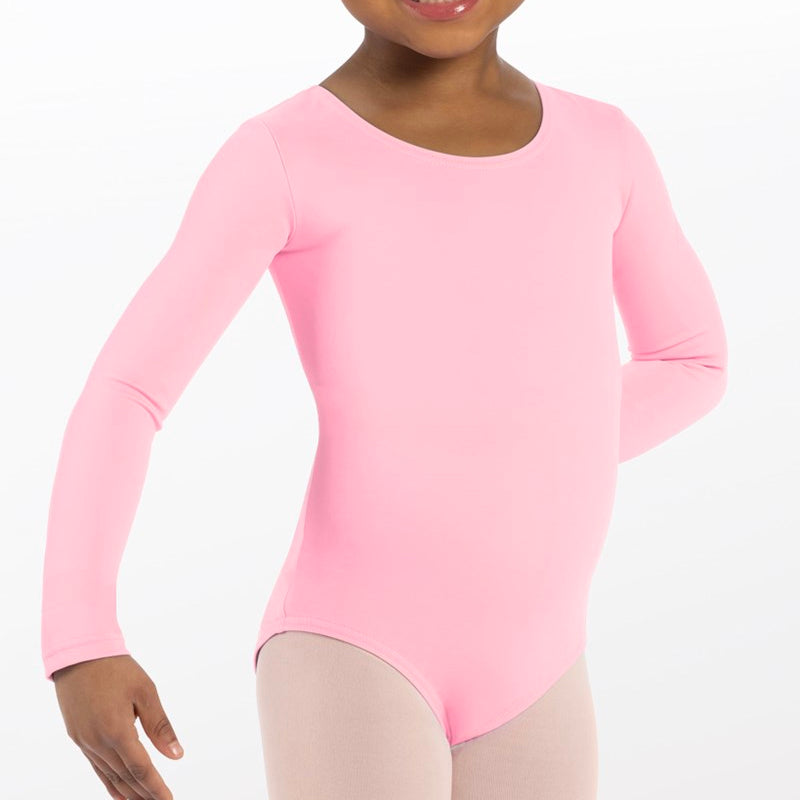 Long Sleeve Scoop Neck Leotard