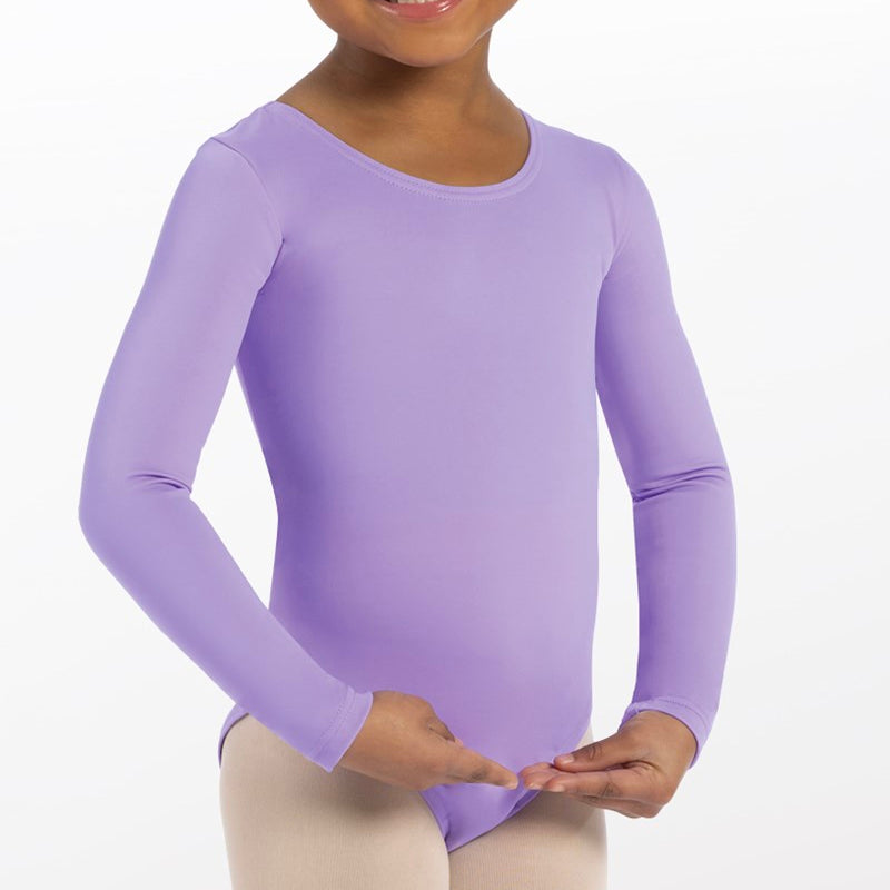 Long Sleeve Scoop Neck Leotard