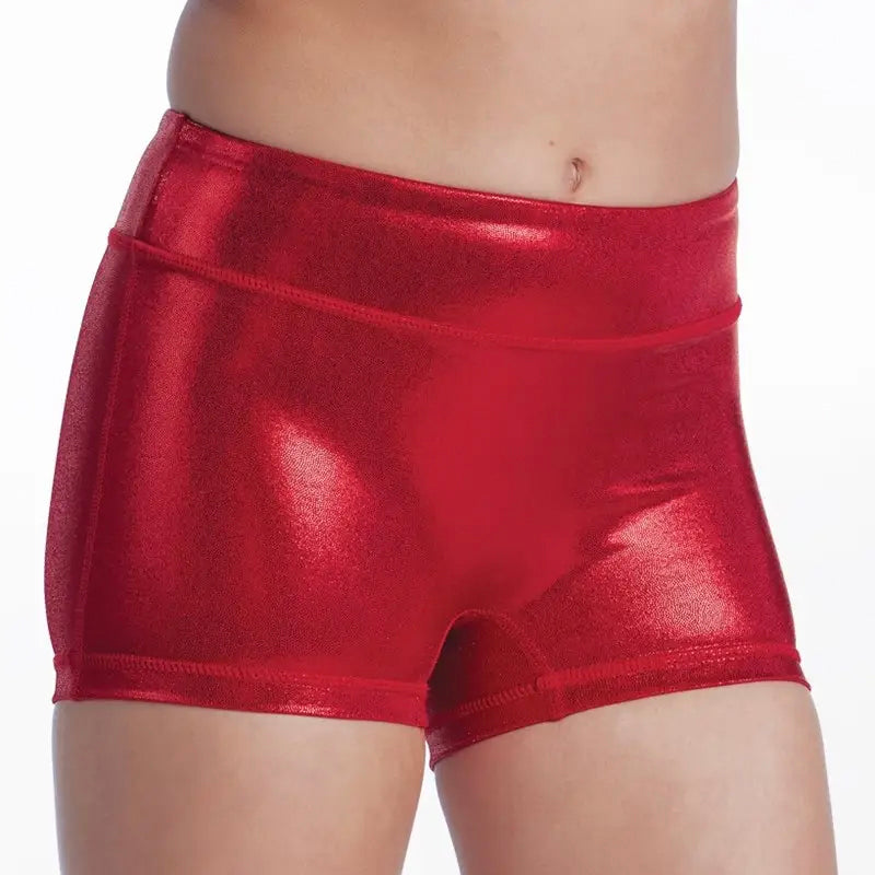 Metallic Gymnastics Short