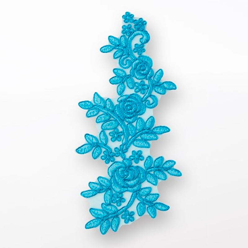 Metallic Floral Applique