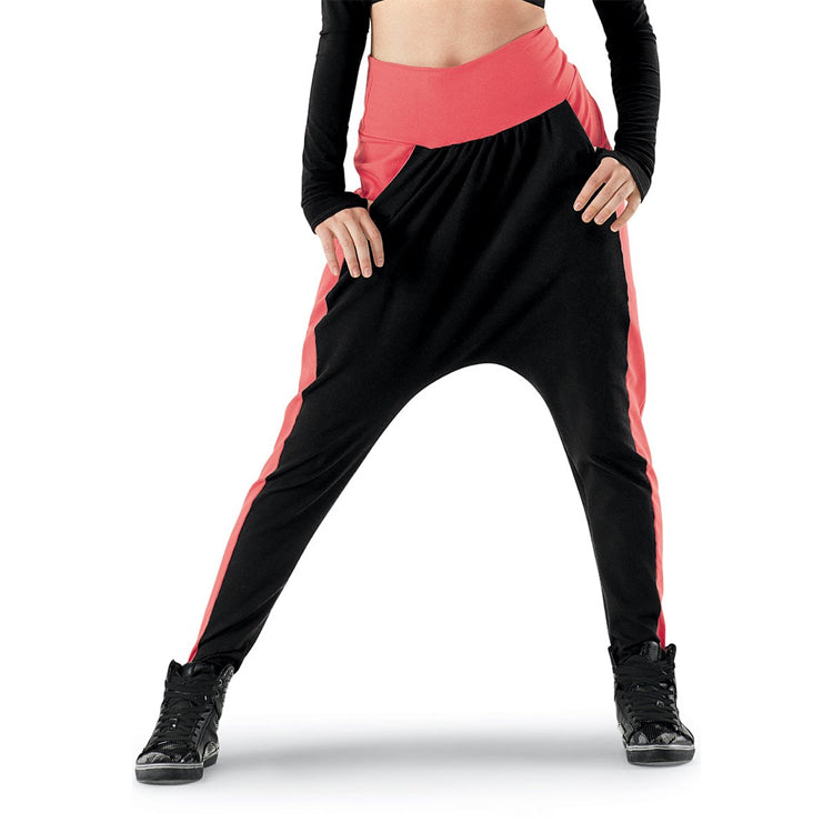 Colour Block Harem Pants