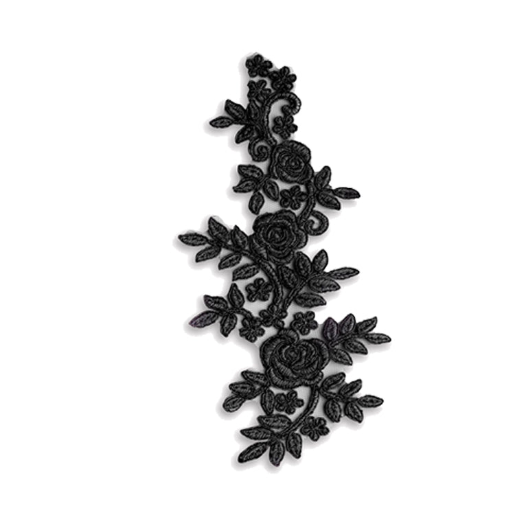 Metallic Floral Applique