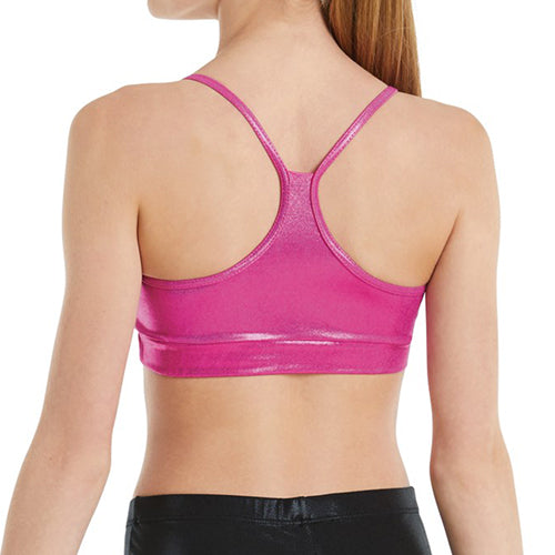 Metallic Racerback Bra Top
