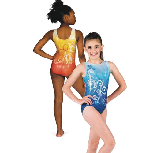 Sublimated Swirl Leotard