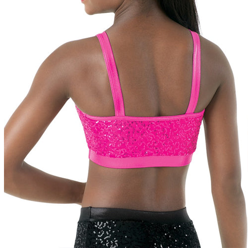 Performance Sequin Bra Top