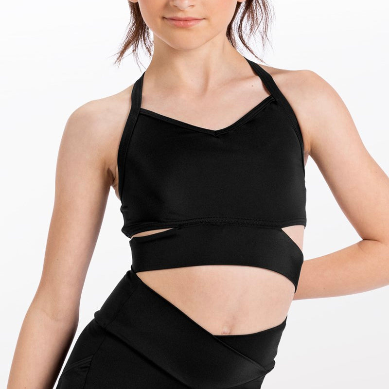 Cutout Detail Crop Top