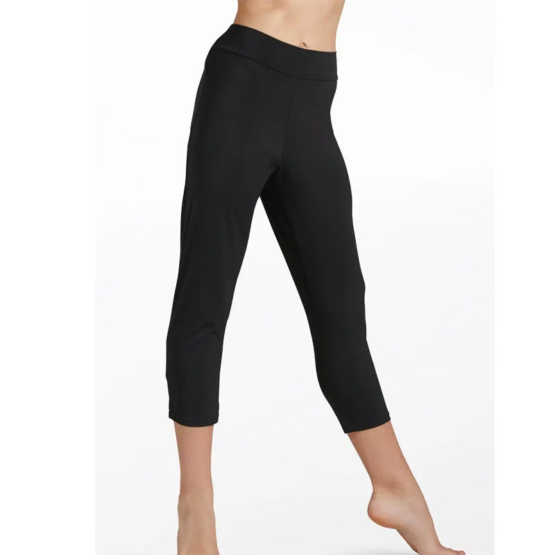 Cropped Matte Jersey Pant