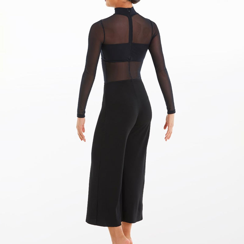 Culotte Unitard with Mesh