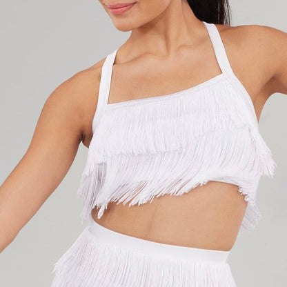 Tiered Fringe Bra Top