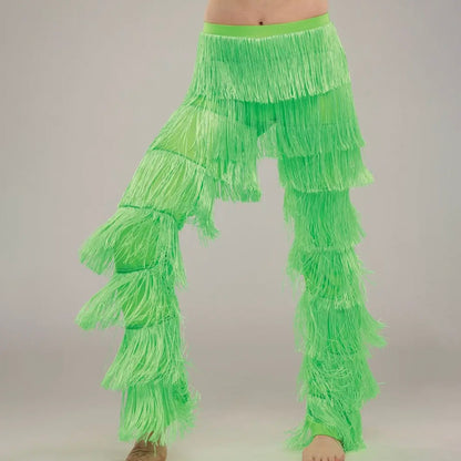 Tiered Fringe Pants
