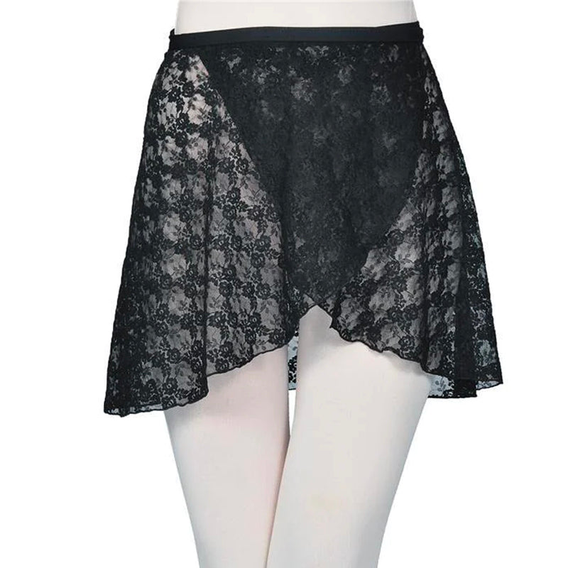 Stretch Lace Wrap Skirt