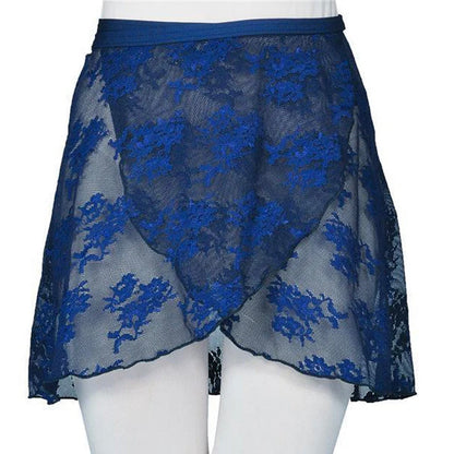 Stretch Lace Wrap Skirt