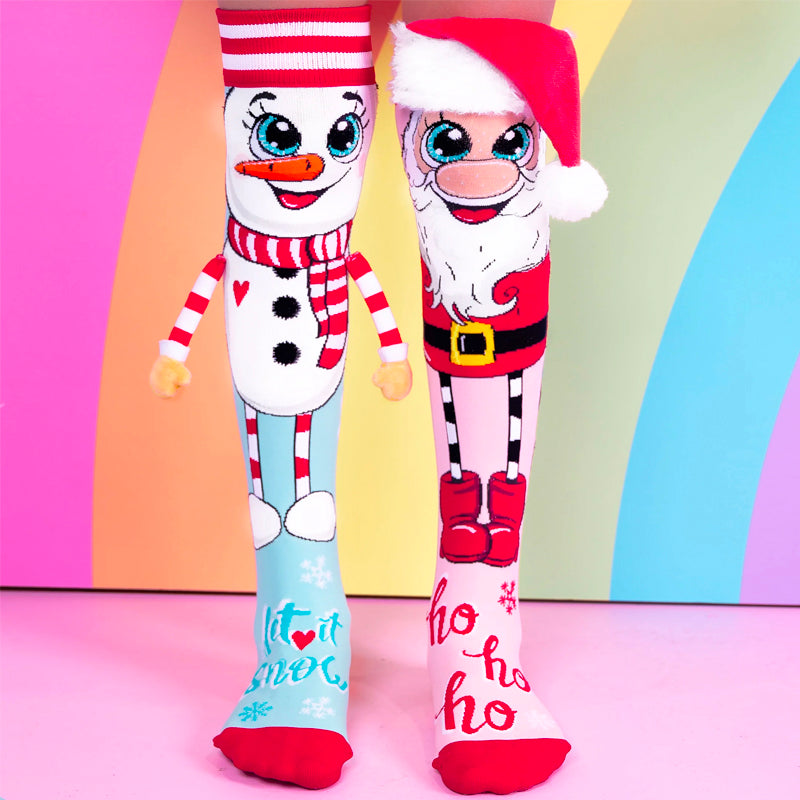 Santa &amp; Snowman Socks