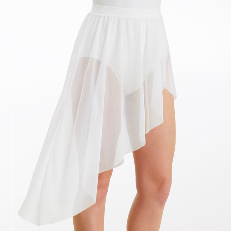 Asymmetrical Mesh Skirt