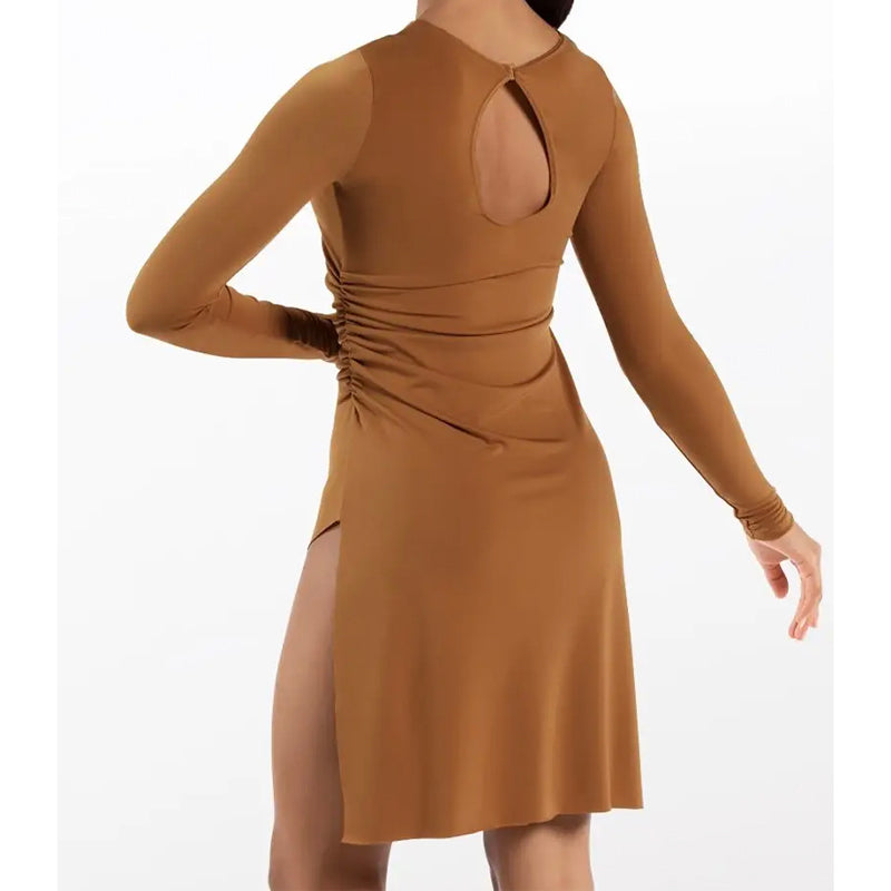 Ruched Matte Jersey Overdress