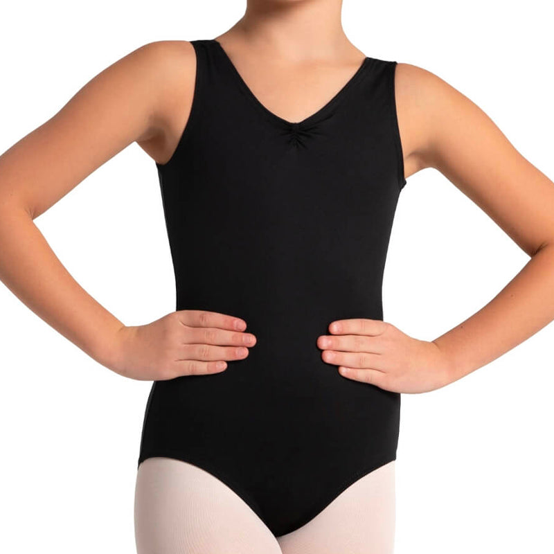 Pinch Front V Neck Leotard