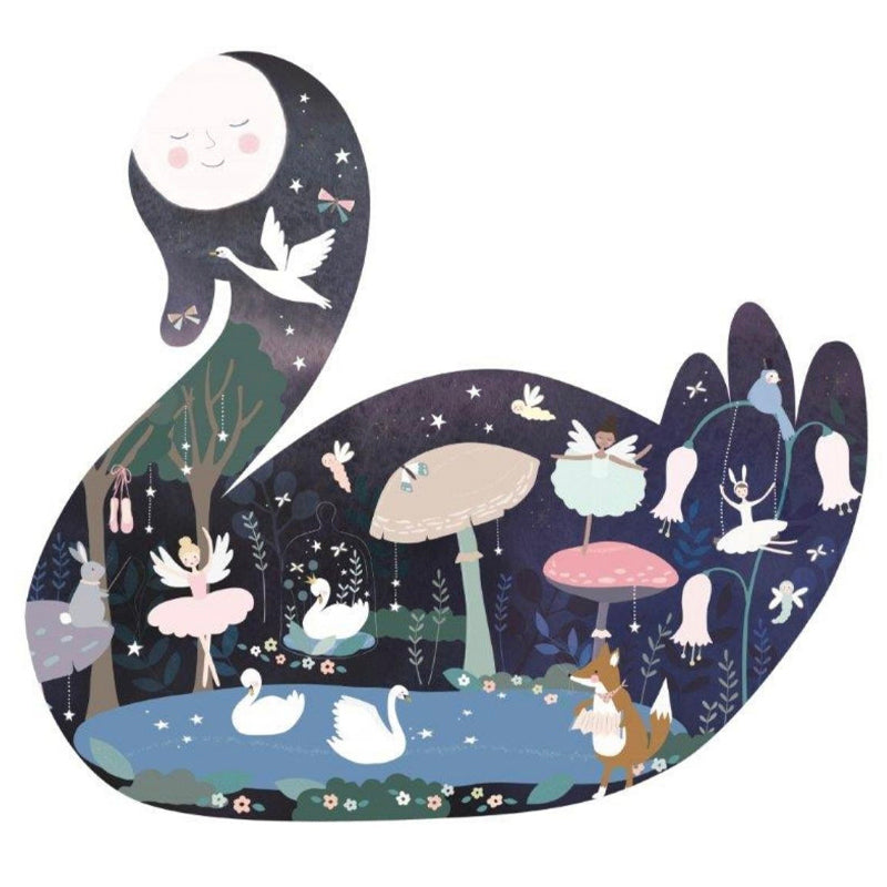 Enchanted Swan Puzzle