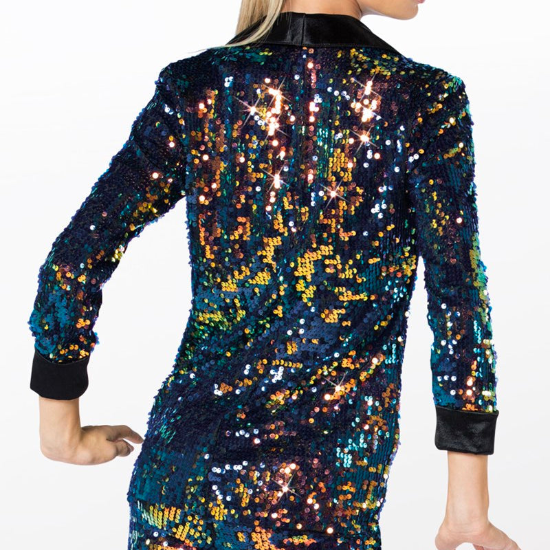 Oil Slick Sequin Suit