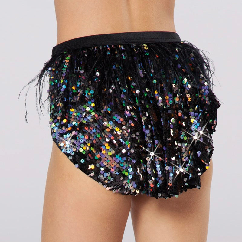 Hologram Sparkle Panel Skirt