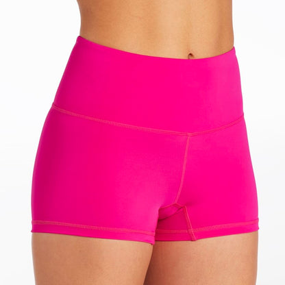Wide Waist Mid-Rise Shorts