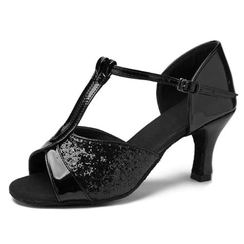 Sparkle T-Strap Heels