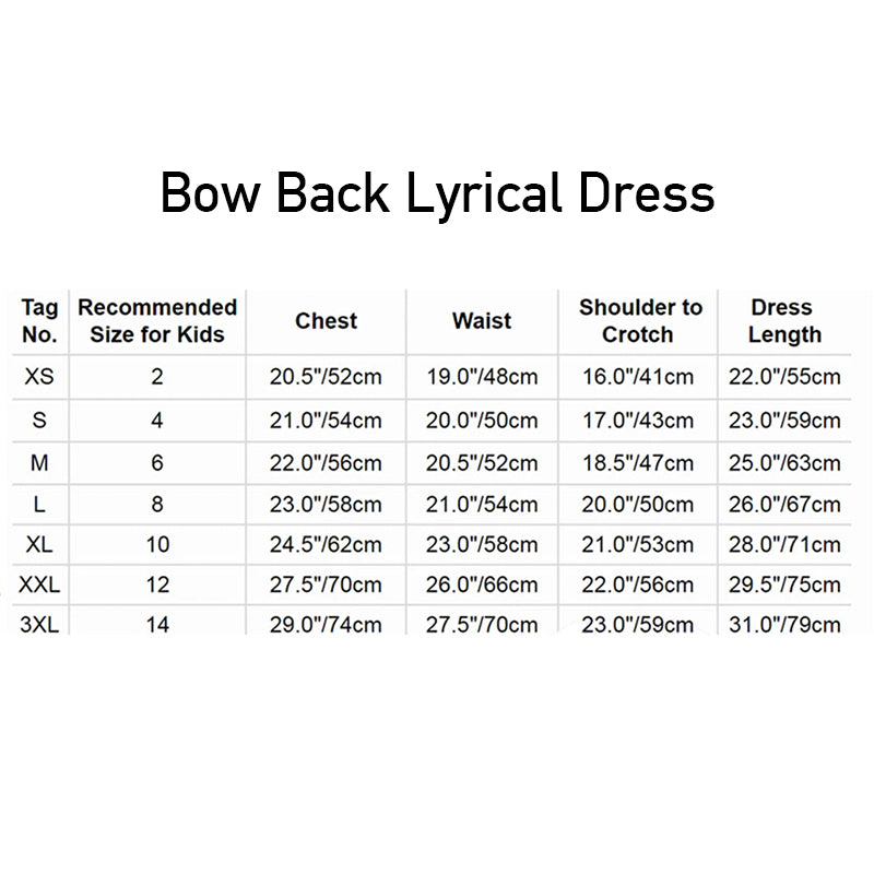Bow Back Lyrical Dress