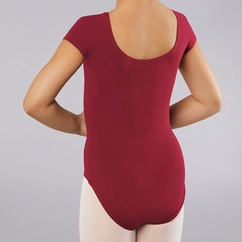 Short Sleeve Cotton Leotard