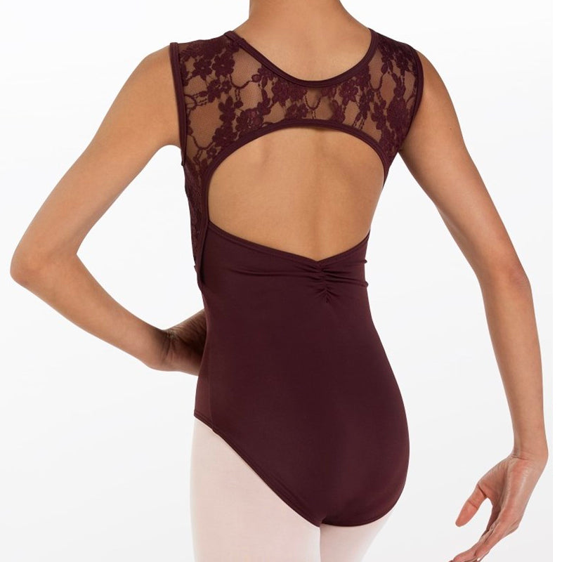 Lace Cap Sleeve Leotard