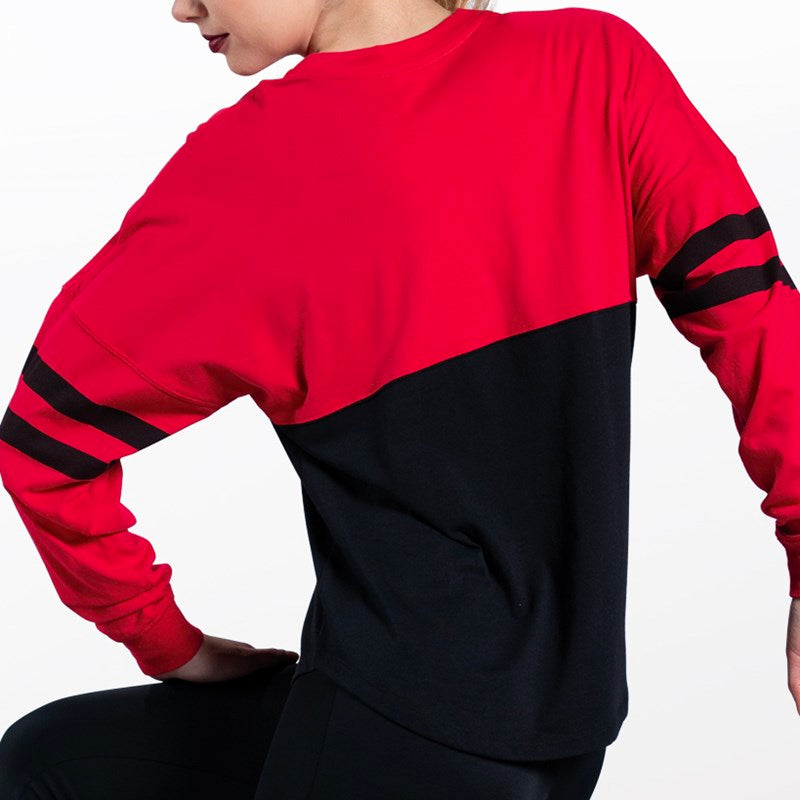 Oversized Colour Block Top