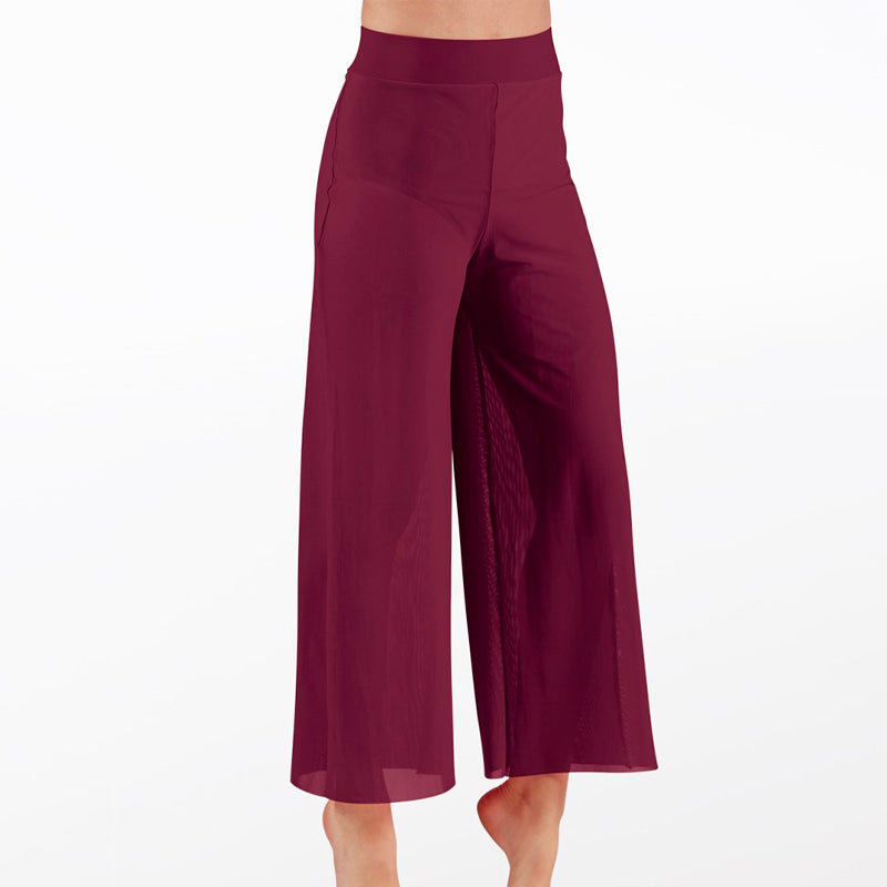 Mesh Culotte Pants