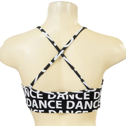 Dance Print X Back Croptop