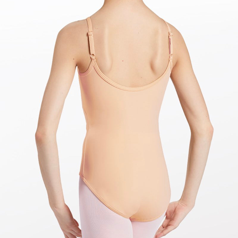 Skin-tones High Back Camisole Leotard