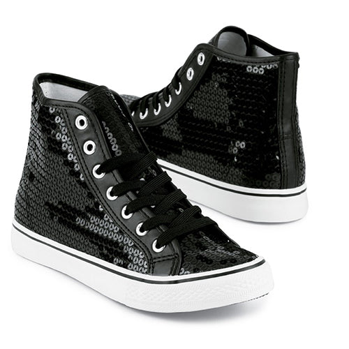 High Top Sequin Shoes