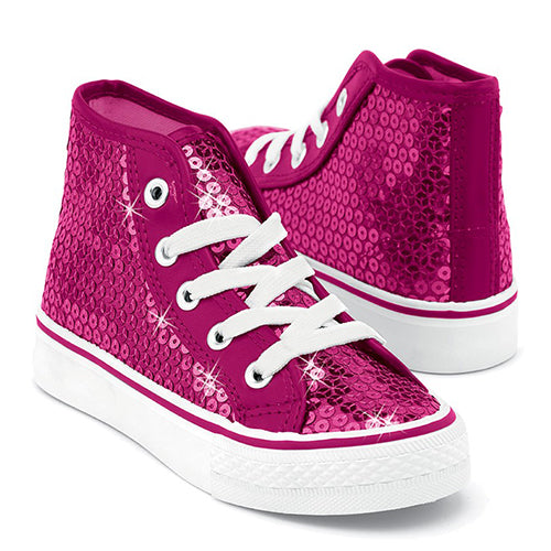 High Top Sequin Shoes