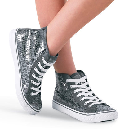 High Top Sequin Shoes