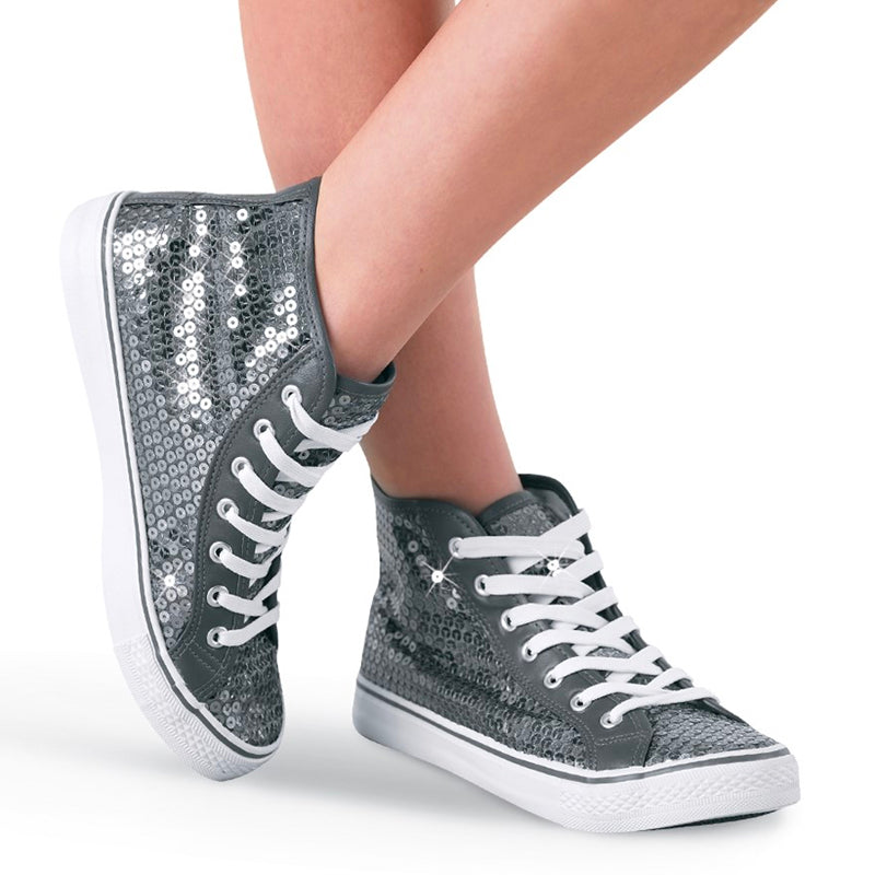 High Top Sequin Shoes