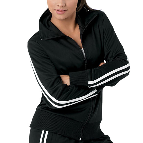 Stripe Sleeve Track Jacket