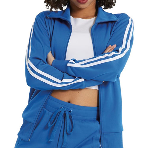 Stripe Sleeve Track Jacket