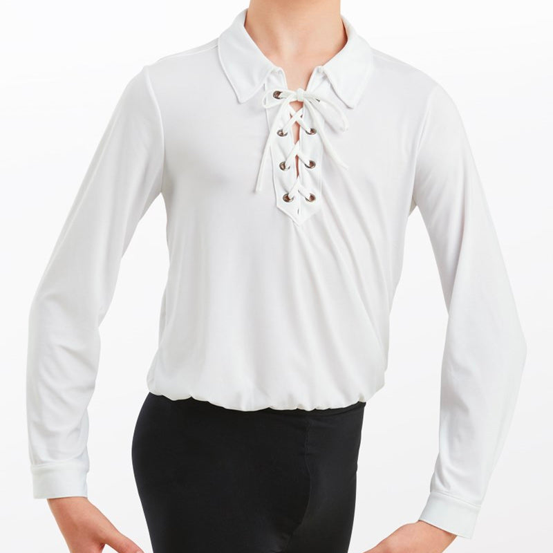 Boys Laced Ballet Shirt