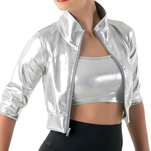 Metallic Crop Jacket – DanceBoxNZ