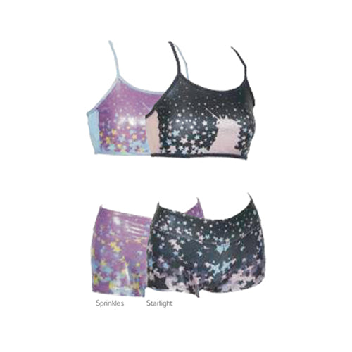 Unicorn Crop &amp; Short Set