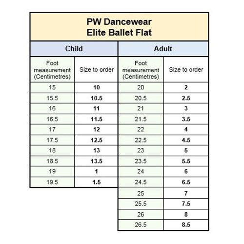 PW Elite Full Sole Ballet Flat
