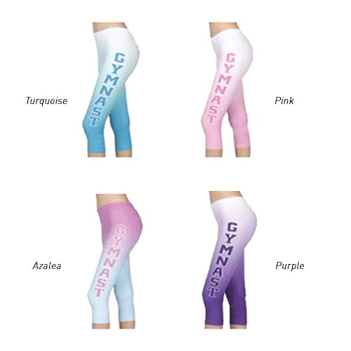 Gymnastics Sublimated 3/4 Leggings