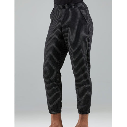 Boys Cropped Pinstripe Pants