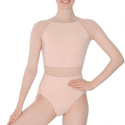 Raglan Sleeve High Neck Leotard