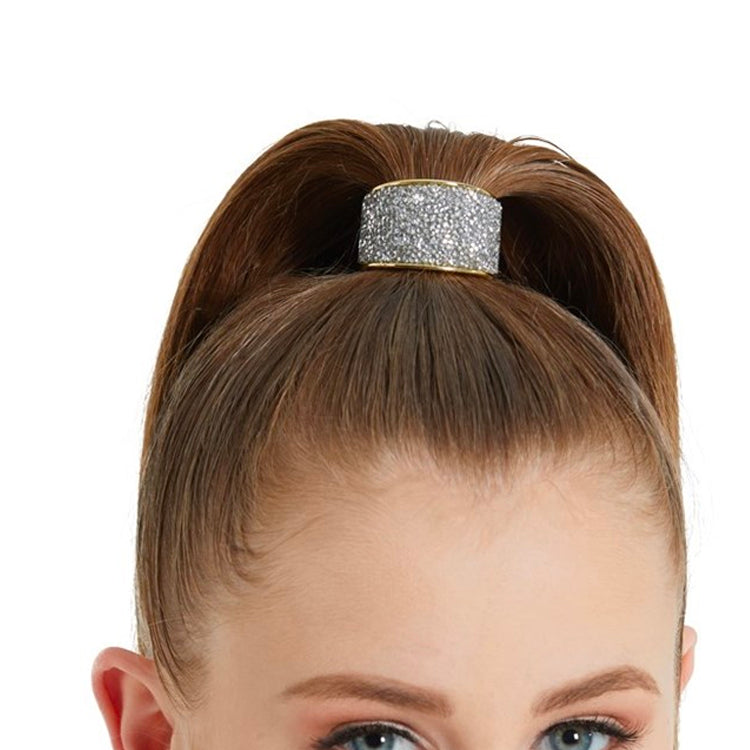 Rhinestone Ponytail Cuff